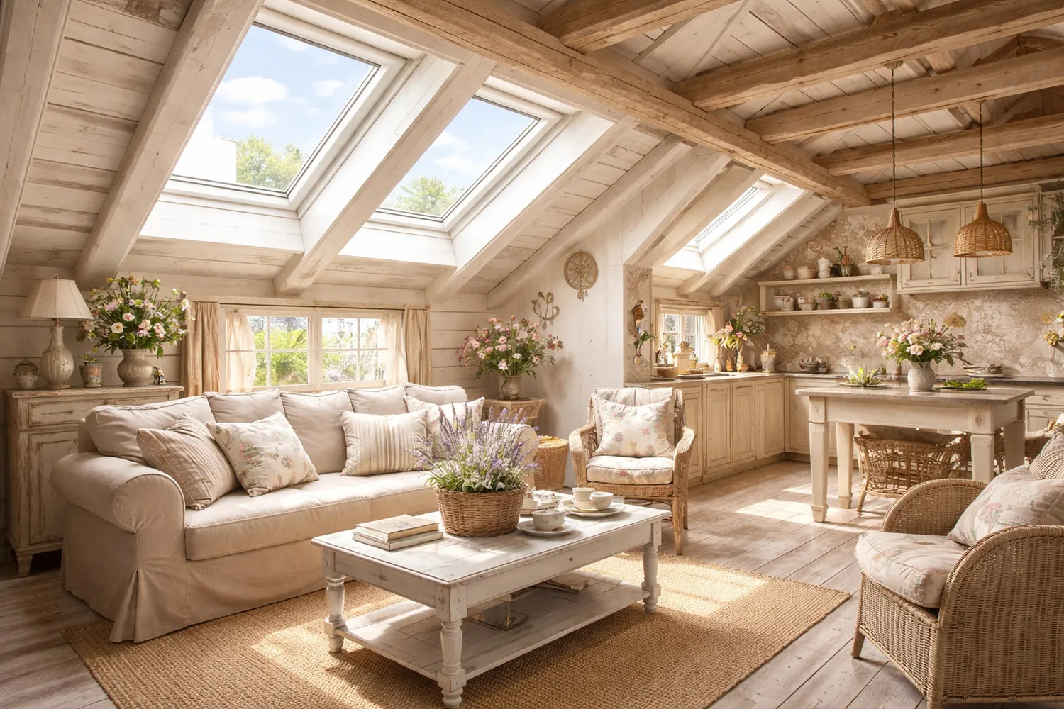 Skylights in Provence: A Contemporary French Interior
