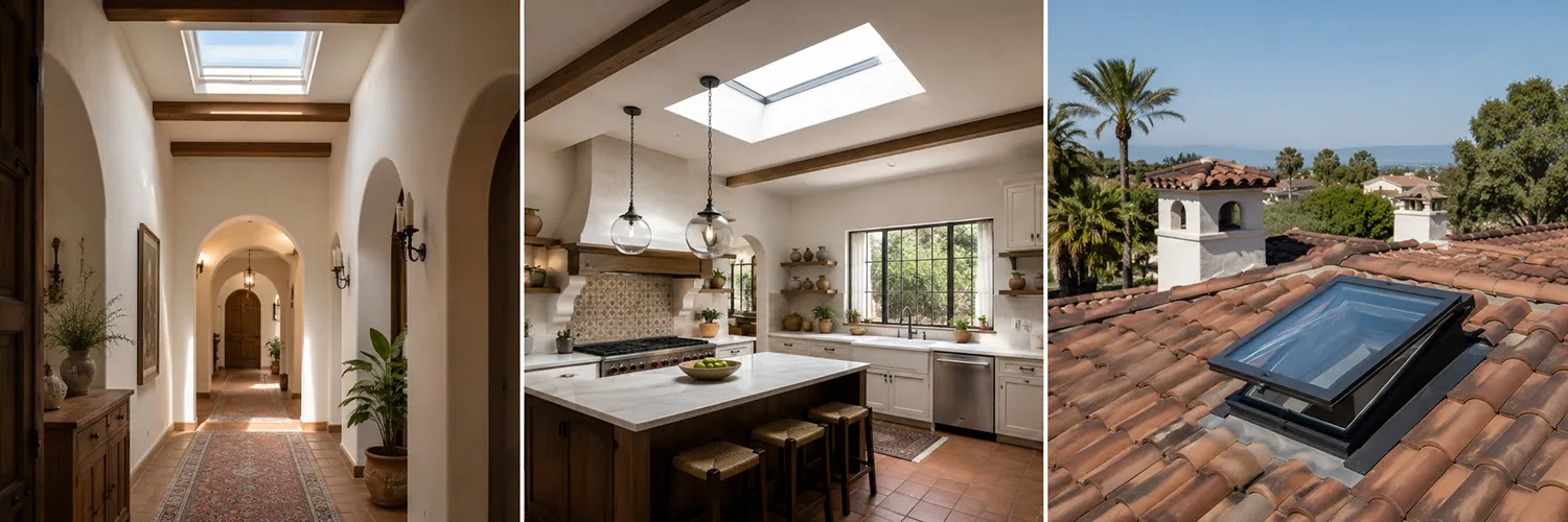 VELUX Skylight Installation in Spanish-Style Homes