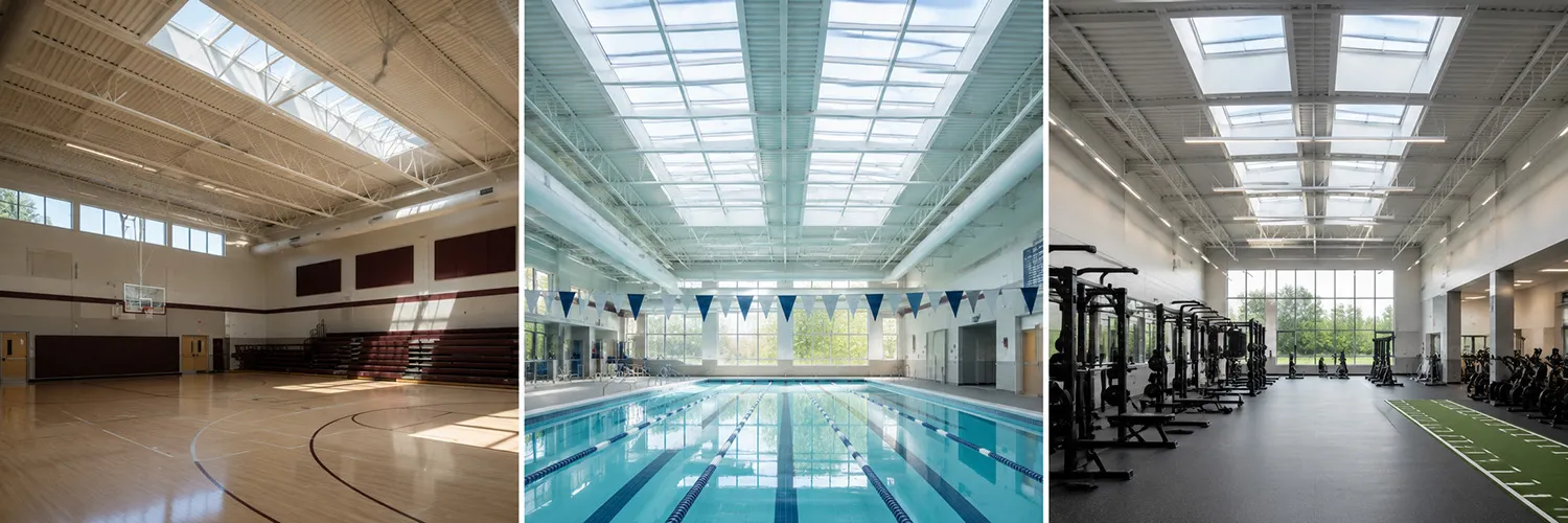 Skylights in Gyms and Sports Facilities