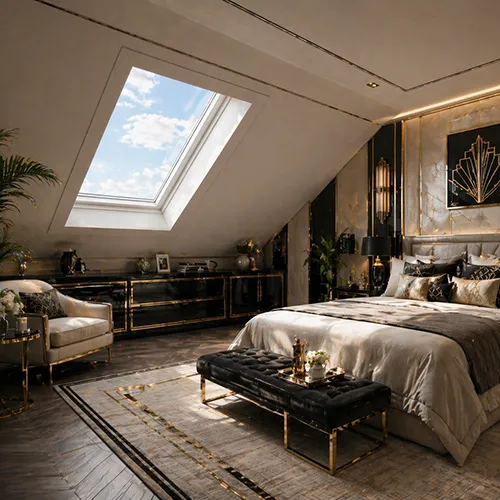Modern Art Deco: The Magic of Skylights in the Interior