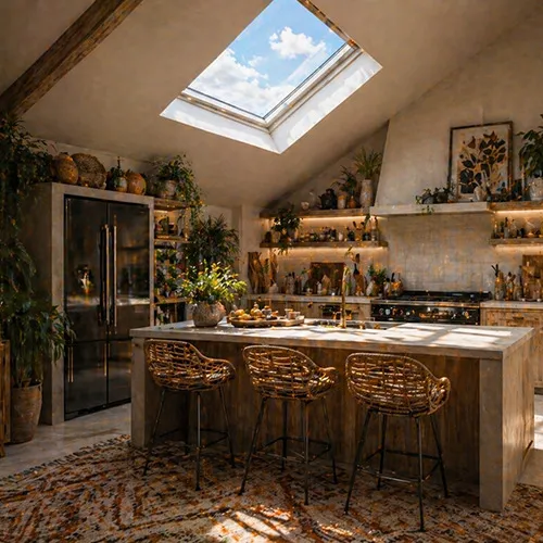 Skylights in Boho Design