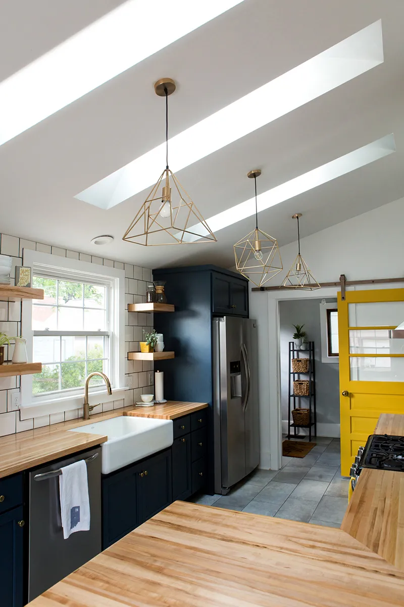 Before and After Velux Skylight Gallery