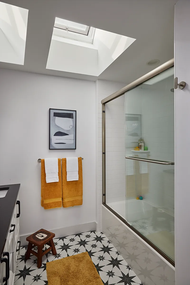 Before and After Velux Skylight Gallery