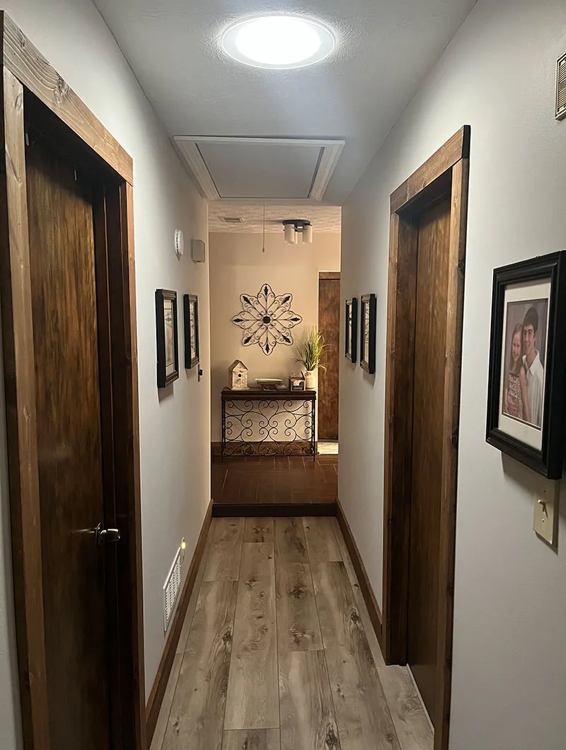 Before and After Velux Sun Tunnels Gallery