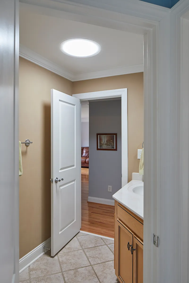 Before and After Velux Sun Tunnels Gallery